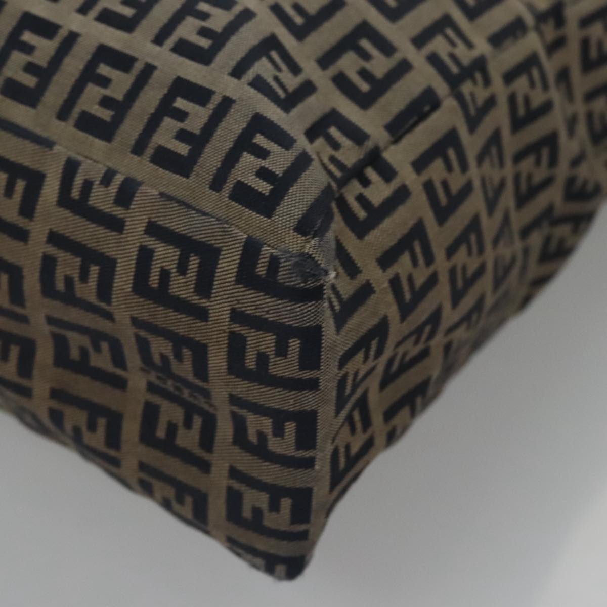FENDI Zucchino Canvas Tote Bag Navy yk16382
