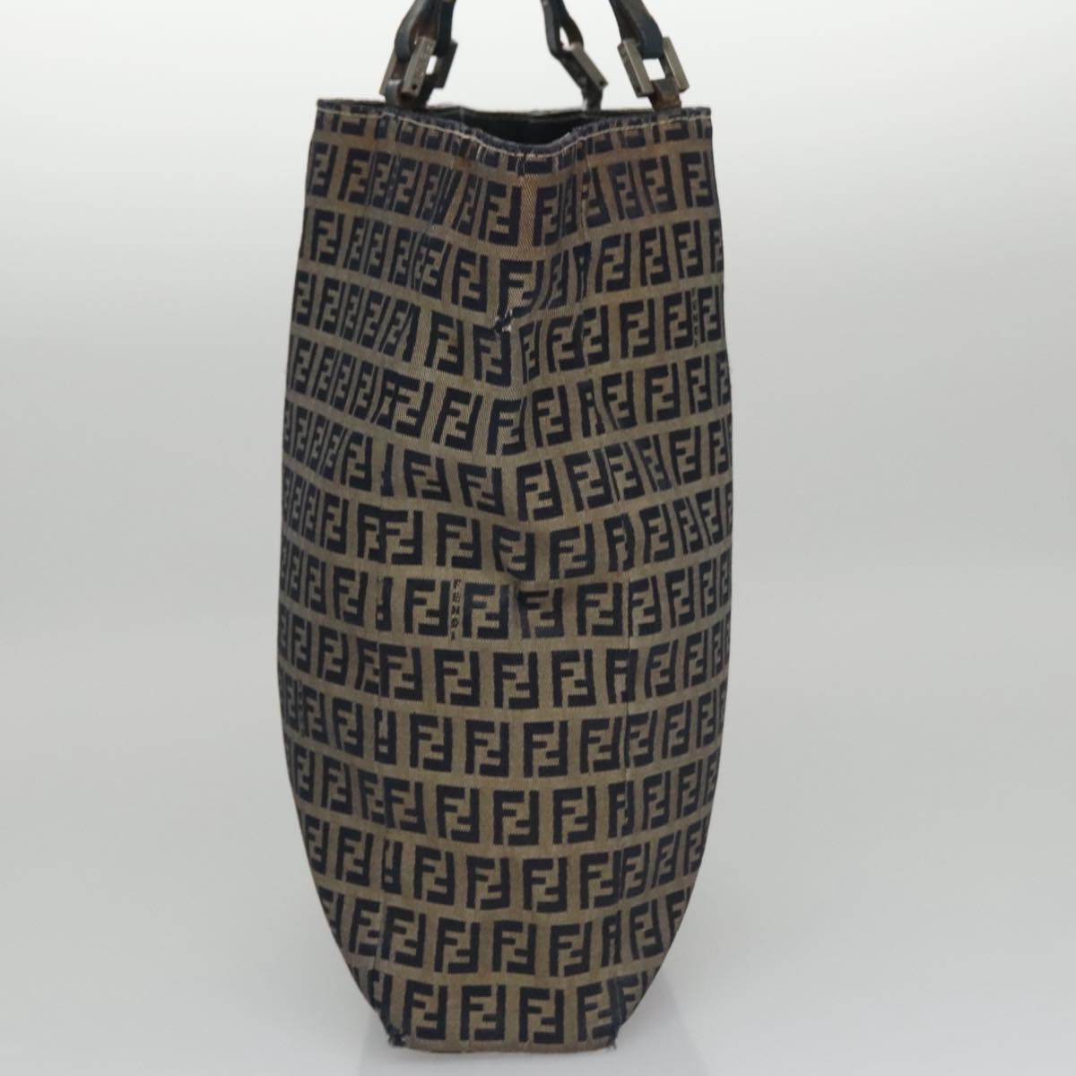 FENDI Zucchino Canvas Tote Bag Navy yk16382