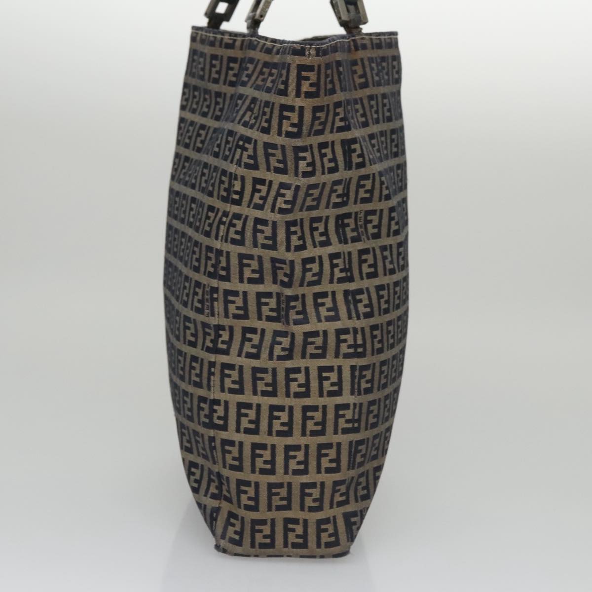 FENDI Zucchino Canvas Tote Bag Navy yk16382
