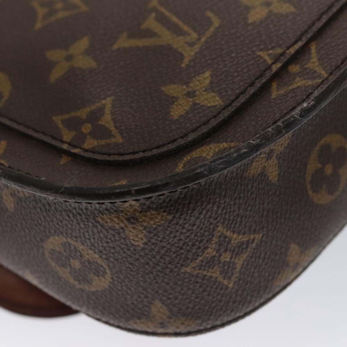 LOUIS VUITTON Monogram Saint Cloud MM Shoulder Bag M51243 LV yk16386