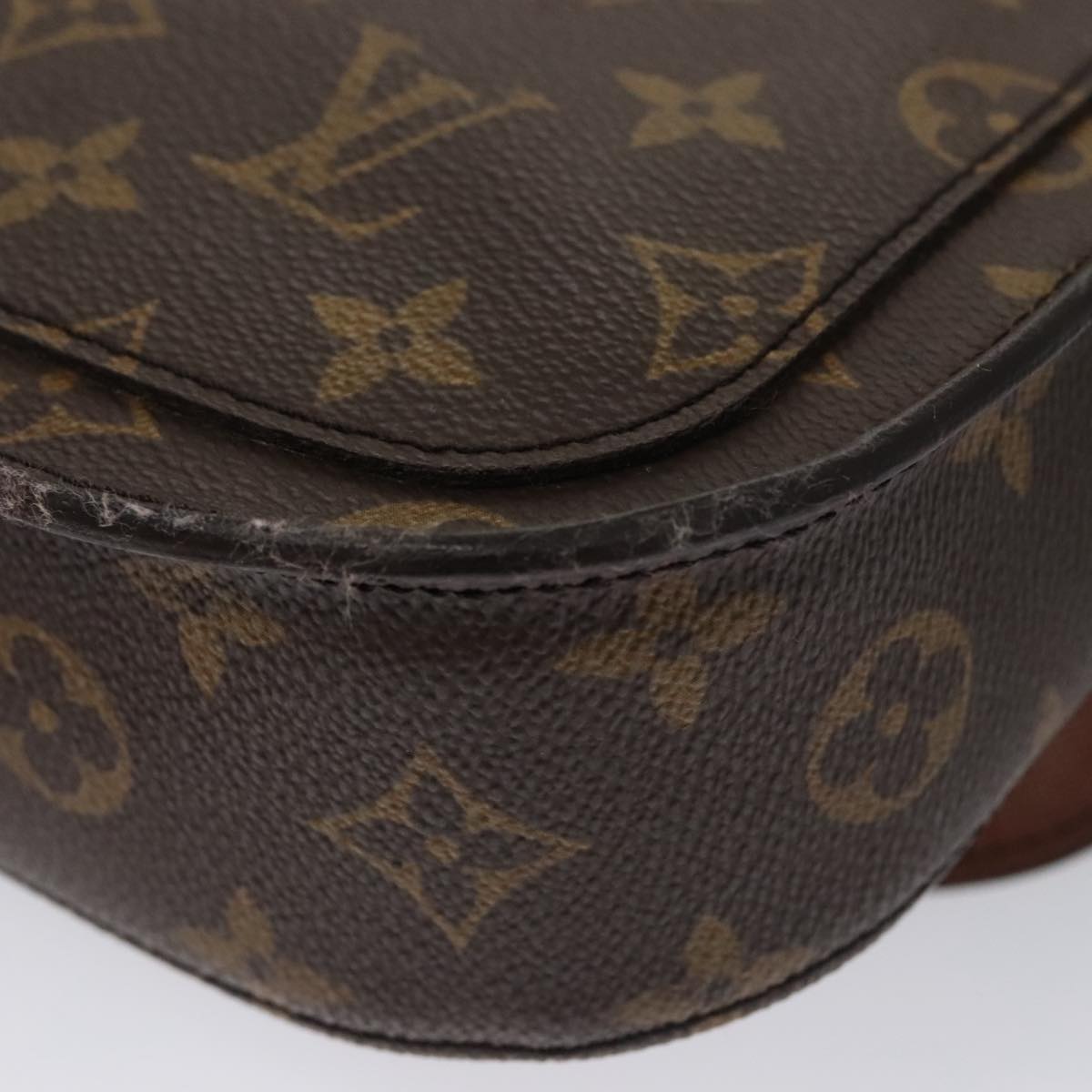 LOUIS VUITTON Monogram Saint Cloud MM Shoulder Bag M51243 LV yk16386