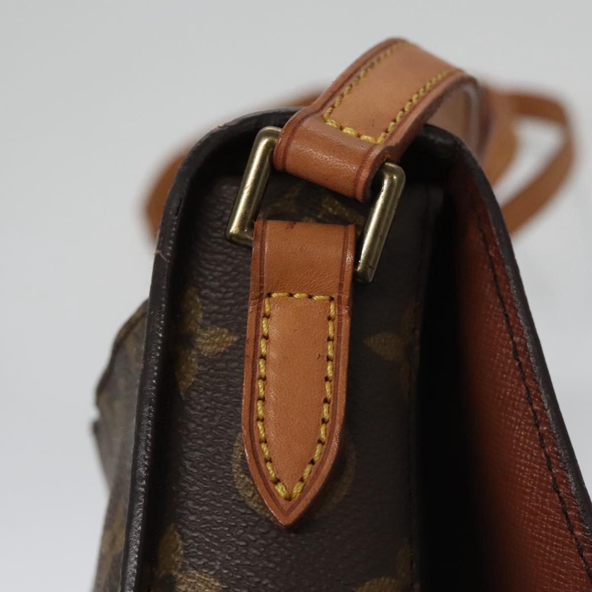 LOUIS VUITTON Monogram Saint Cloud MM Shoulder Bag M51243 LV yk16386