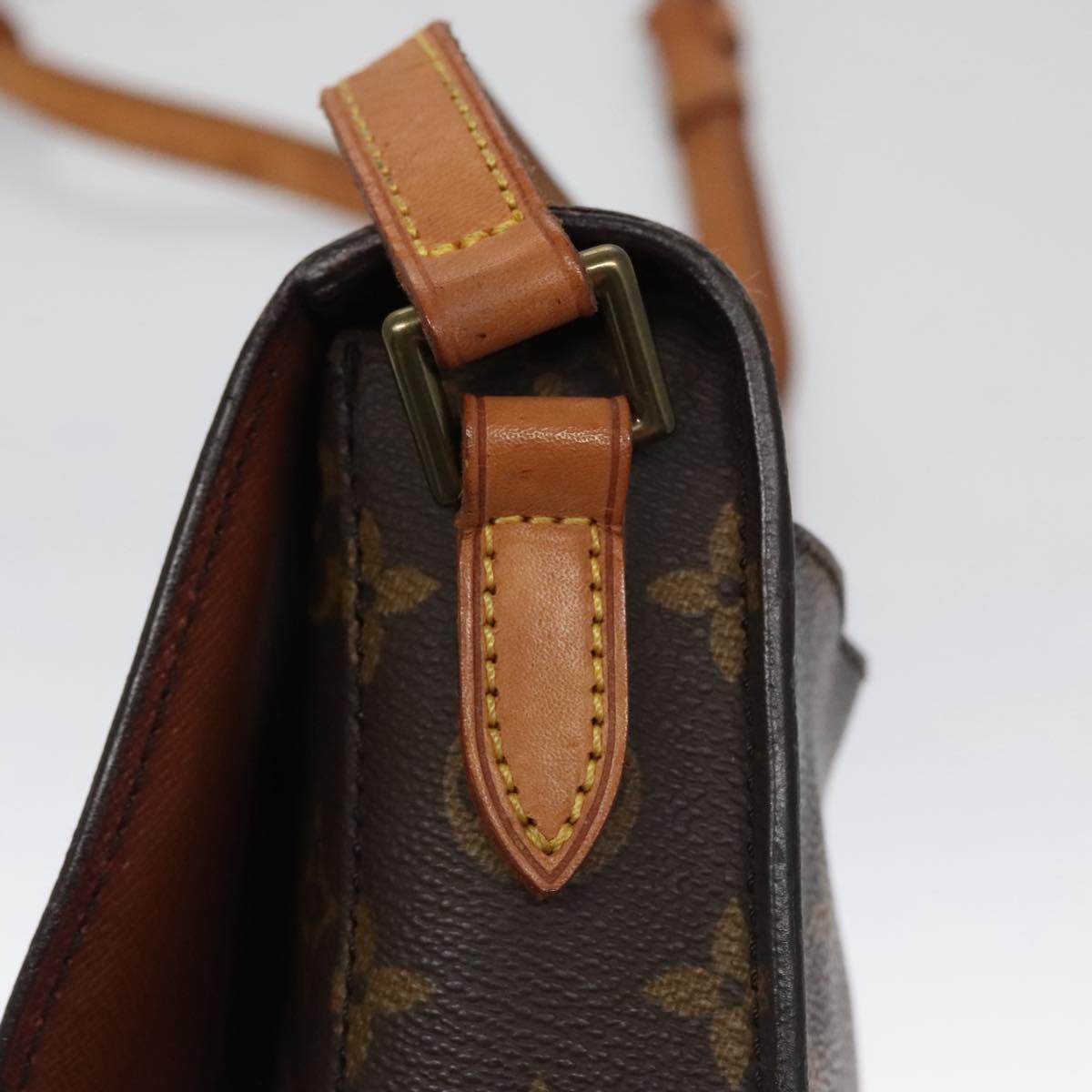 LOUIS VUITTON Monogram Saint Cloud MM Shoulder Bag M51243 LV yk16386