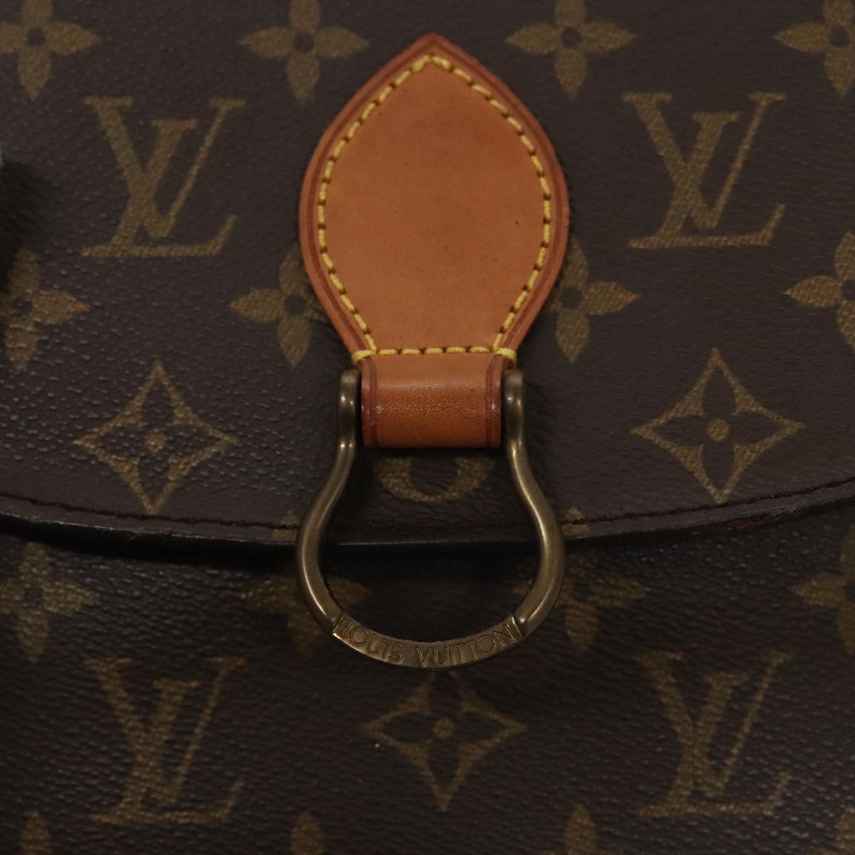 LOUIS VUITTON Monogram Saint Cloud MM Shoulder Bag M51243 LV yk16386