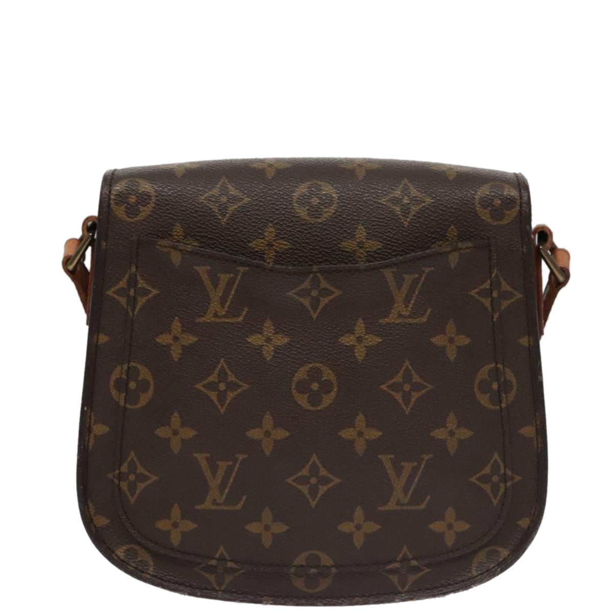 LOUIS VUITTON Monogram Saint Cloud MM Shoulder Bag M51243 LV yk16386