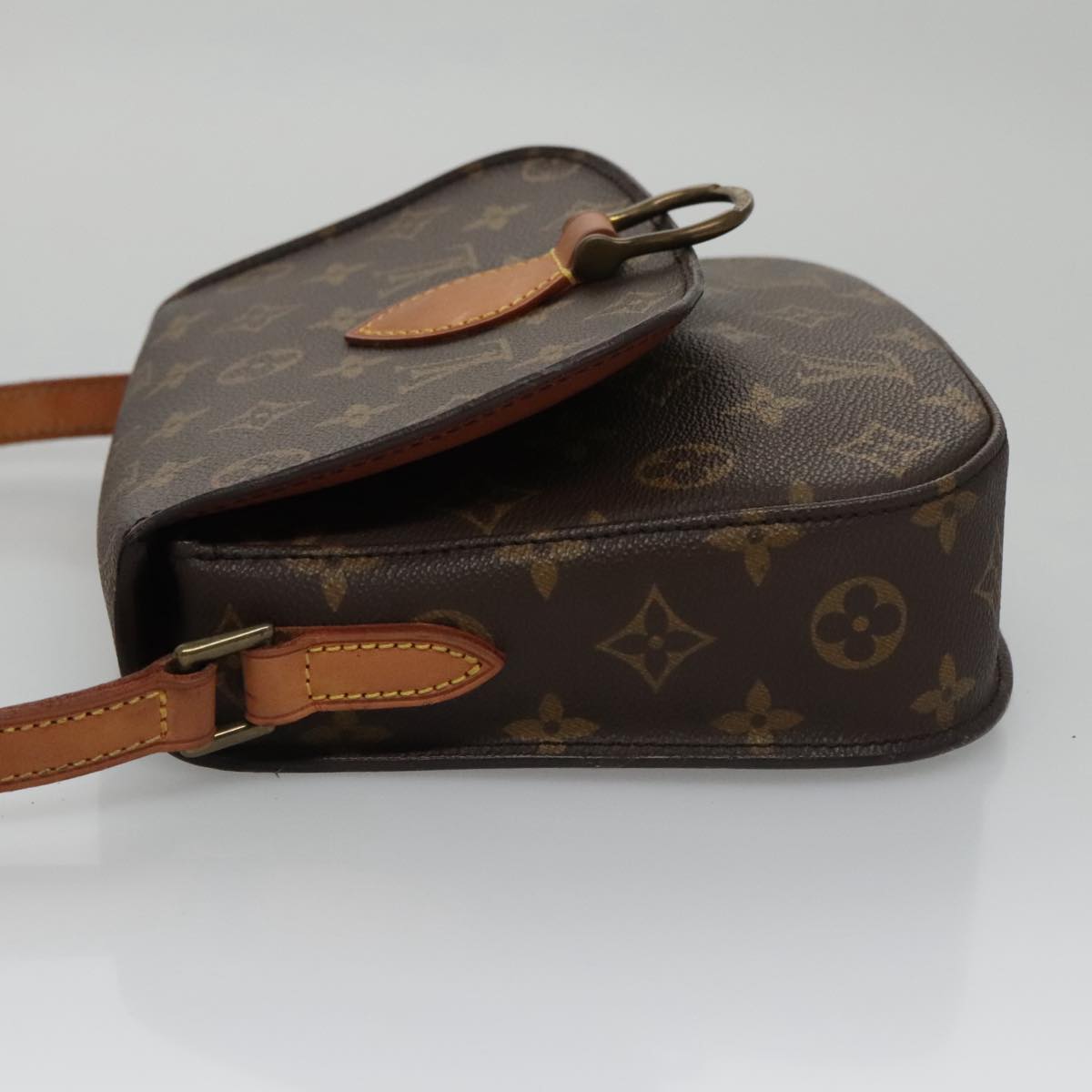 LOUIS VUITTON Monogram Saint Cloud MM Shoulder Bag M51243 LV yk16386