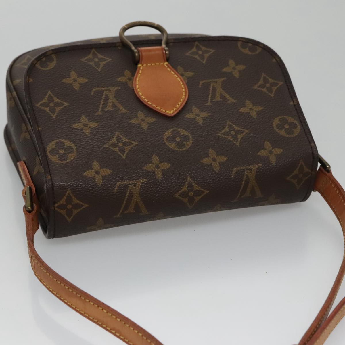LOUIS VUITTON Monogram Saint Cloud MM Shoulder Bag M51243 LV yk16386
