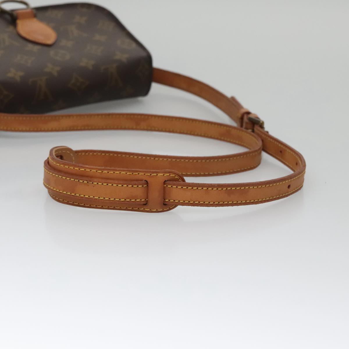 LOUIS VUITTON Monogram Saint Cloud MM Shoulder Bag M51243 LV yk16386