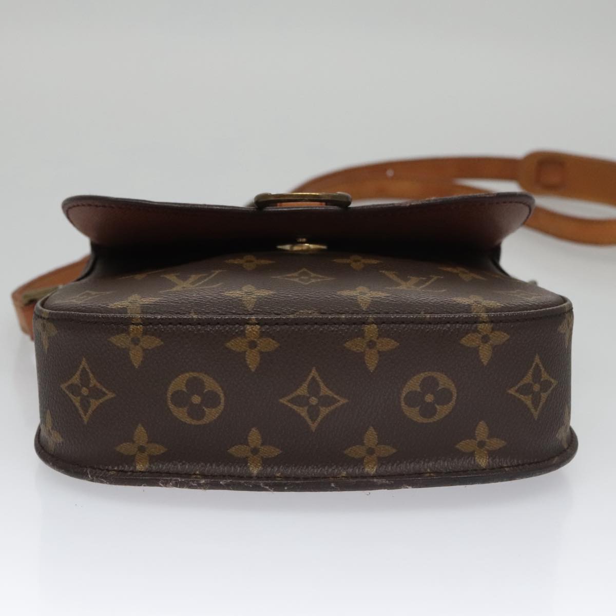 LOUIS VUITTON Monogram Saint Cloud MM Shoulder Bag M51243 LV yk16386