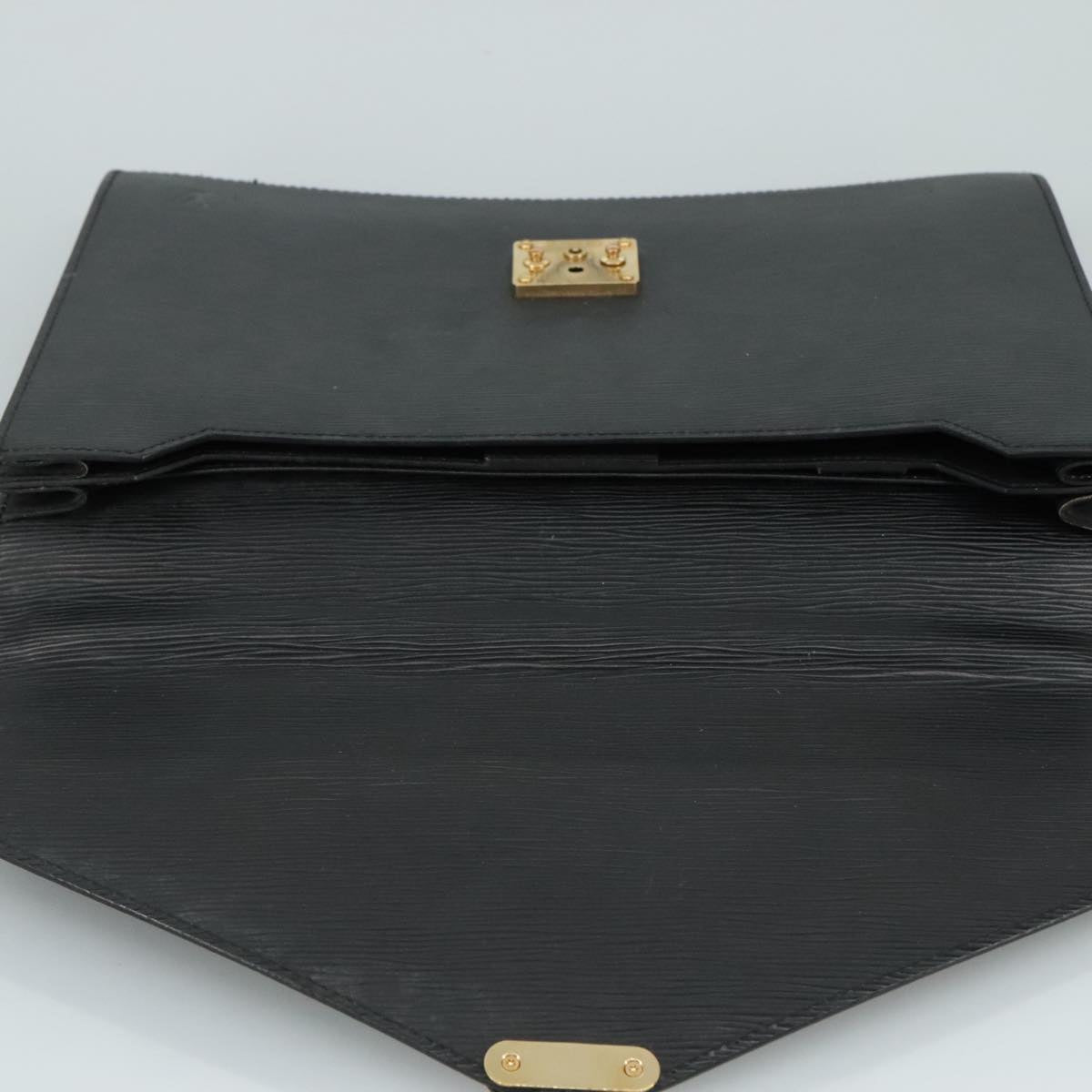 LOUIS VUITTON Epi Serviette Conseiller Business Bag Black M54422 LV yk16392
