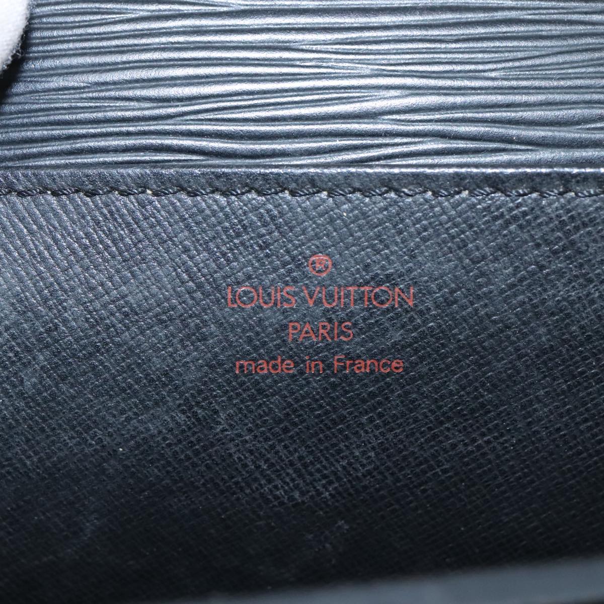 LOUIS VUITTON Epi Serviette Conseiller Business Bag Black M54422 LV yk16392