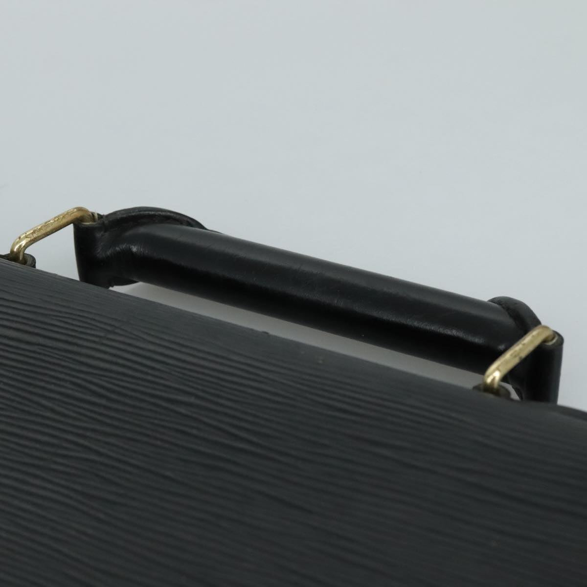 LOUIS VUITTON Epi Serviette Conseiller Business Bag Black M54422 LV yk16392