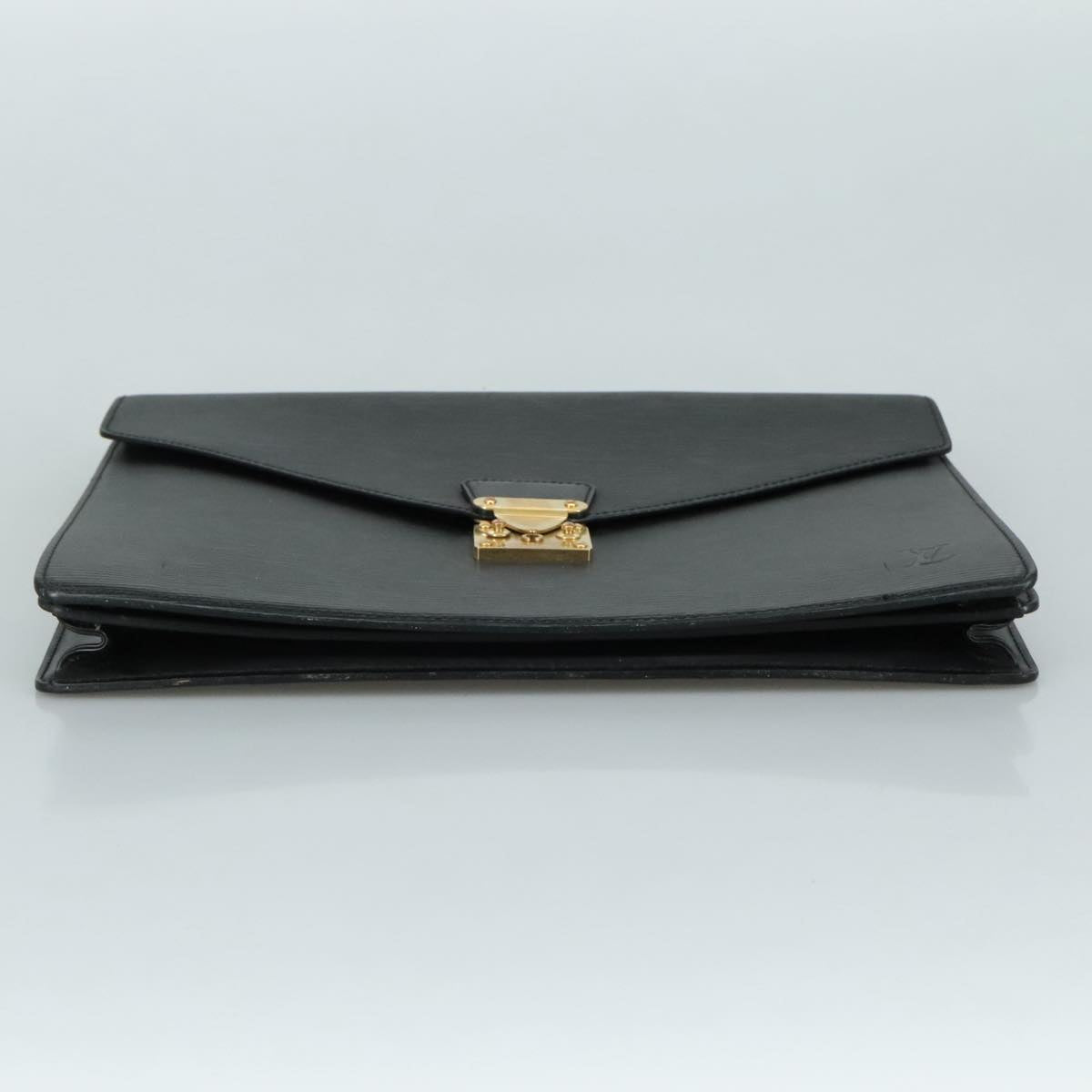 LOUIS VUITTON Epi Serviette Conseiller Business Bag Black M54422 LV yk16392