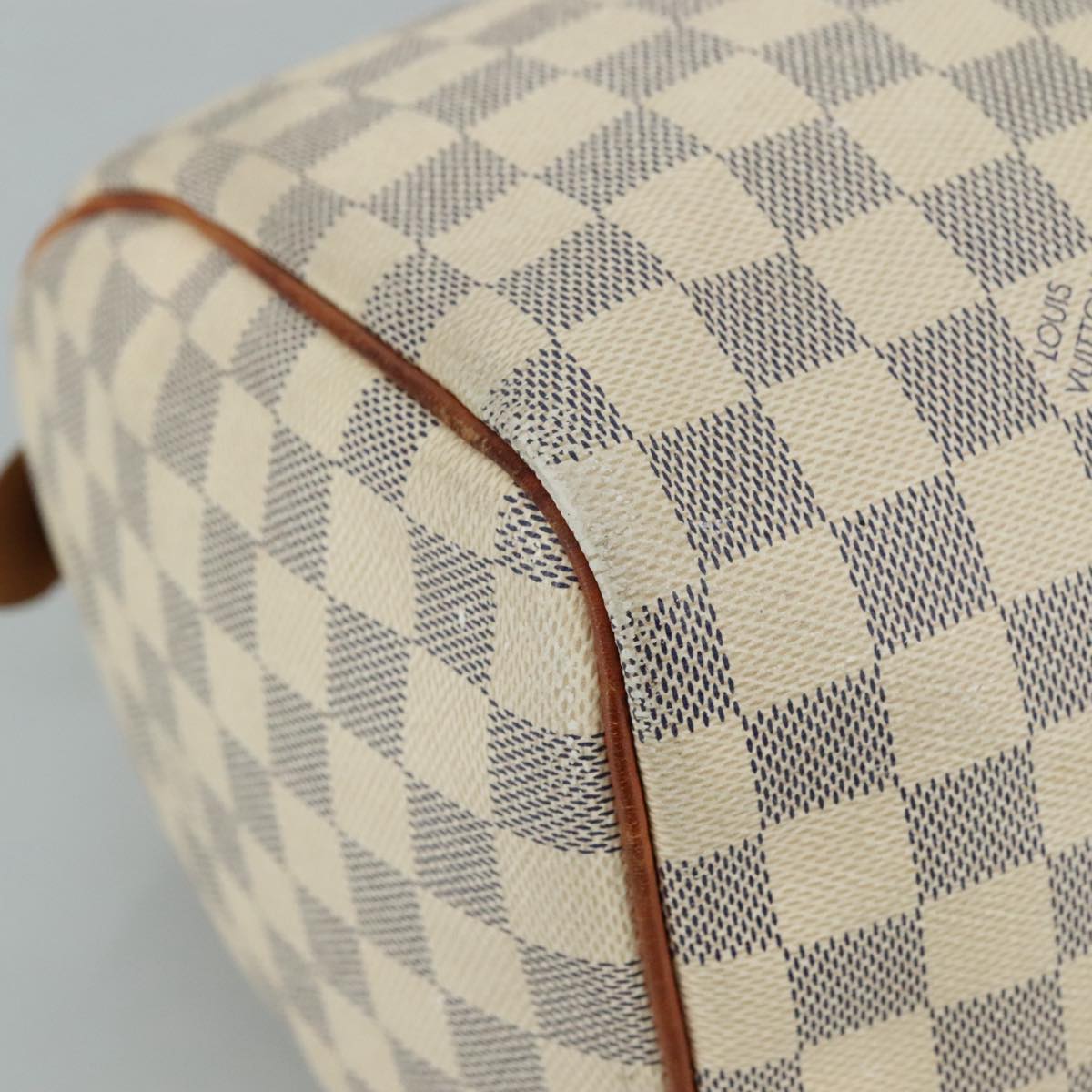 LOUIS VUITTON Damier Azur Speedy 30 Hand Bag N41533 LV yk16403