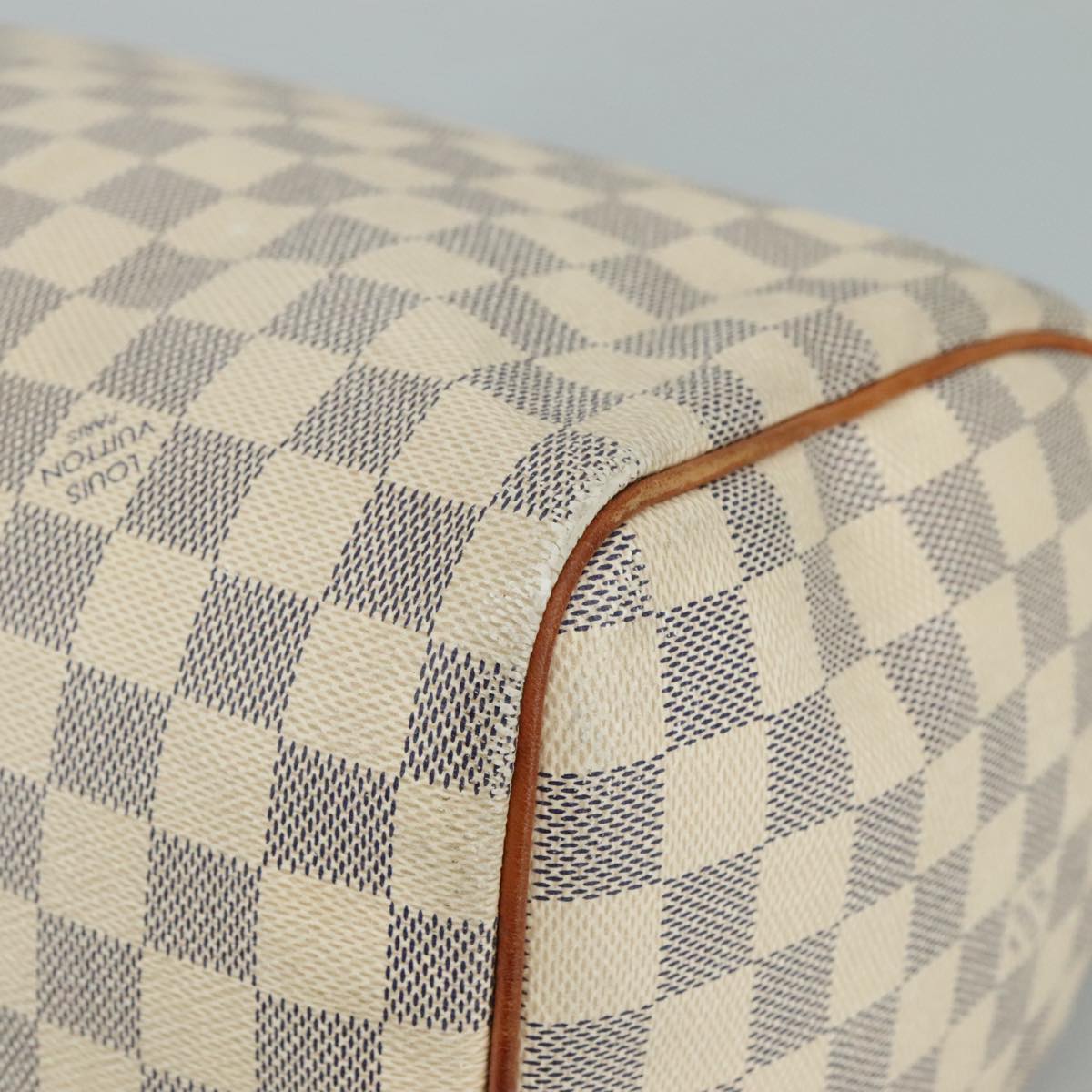 LOUIS VUITTON Damier Azur Speedy 30 Hand Bag N41533 LV yk16403