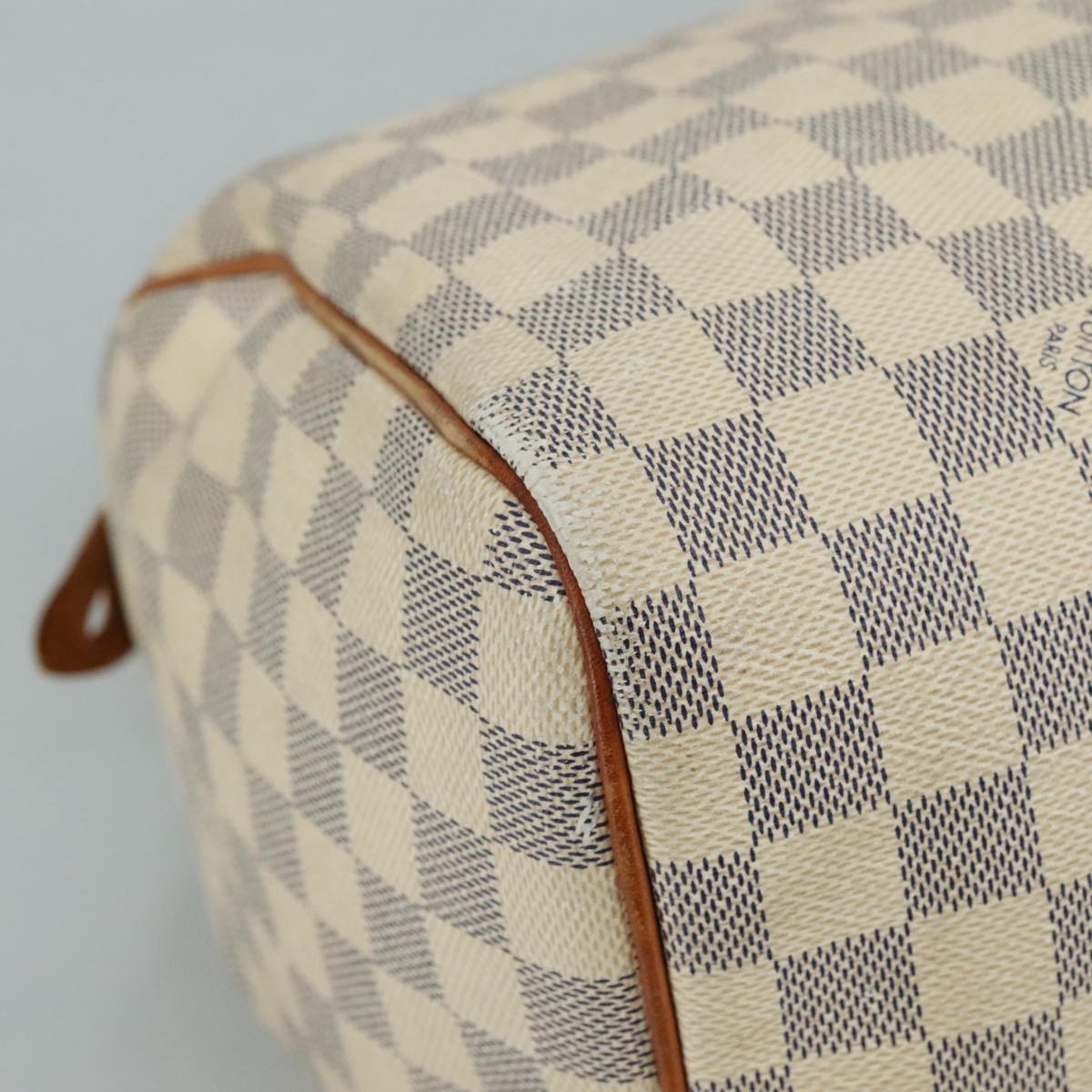 LOUIS VUITTON Damier Azur Speedy 30 Hand Bag N41533 LV yk16403