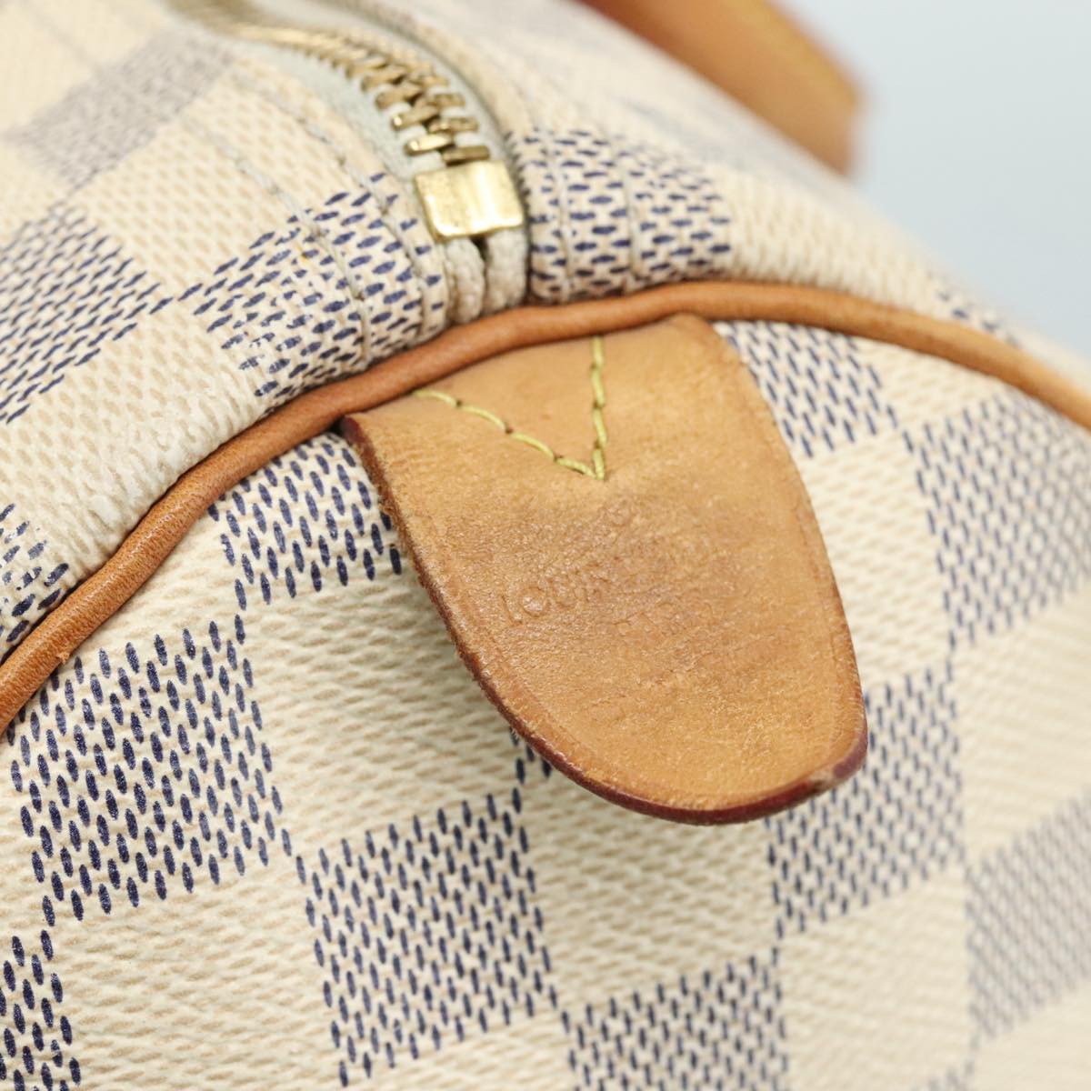 LOUIS VUITTON Damier Azur Speedy 30 Hand Bag N41533 LV yk16403
