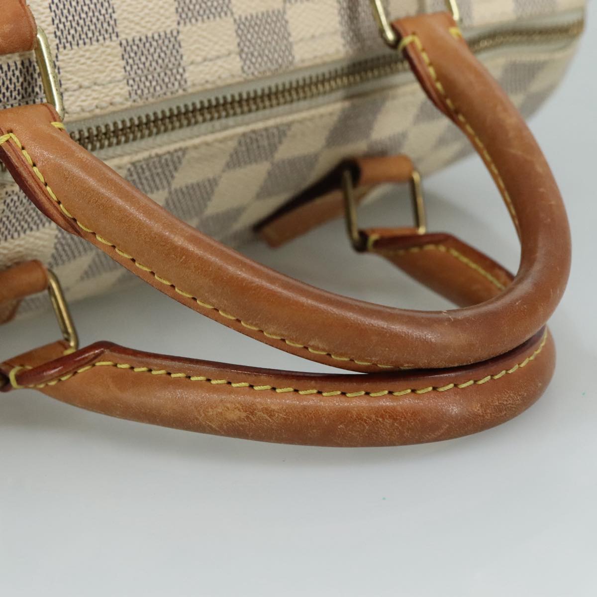 LOUIS VUITTON Damier Azur Speedy 30 Hand Bag N41533 LV yk16403