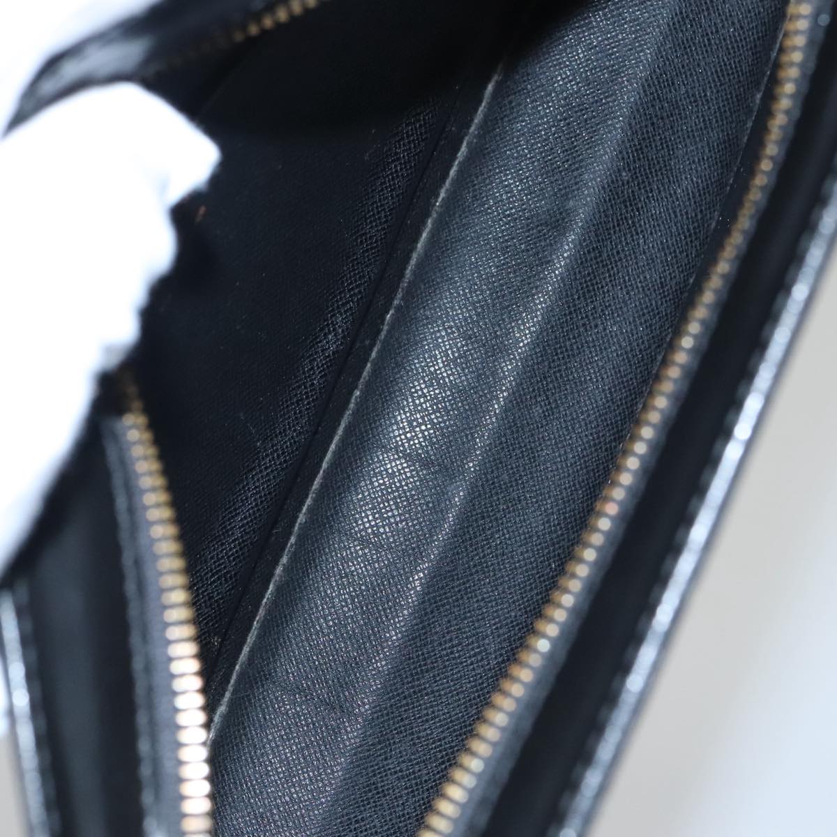 LOUIS VUITTON Epi Pochette Homme Clutch Bag Black Noir M52522 LV yk16406
