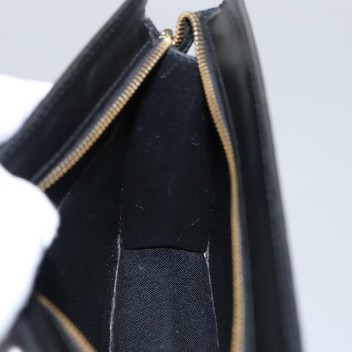LOUIS VUITTON Epi Pochette Homme Clutch Bag Black Noir M52522 LV yk16406