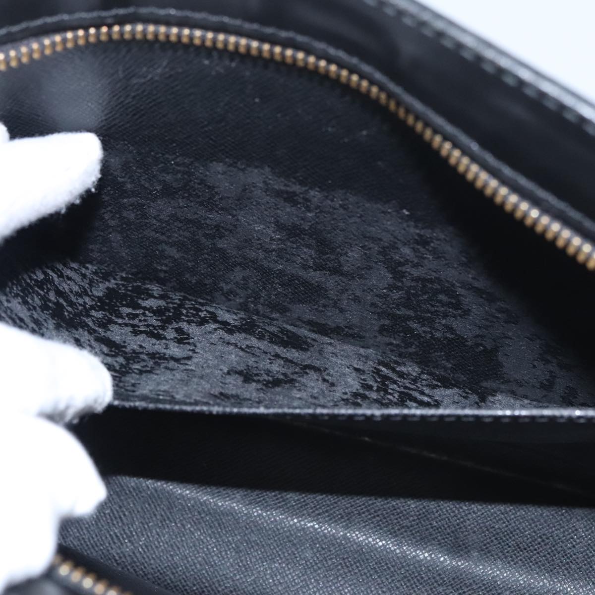 LOUIS VUITTON Epi Pochette Homme Clutch Bag Black Noir M52522 LV yk16406
