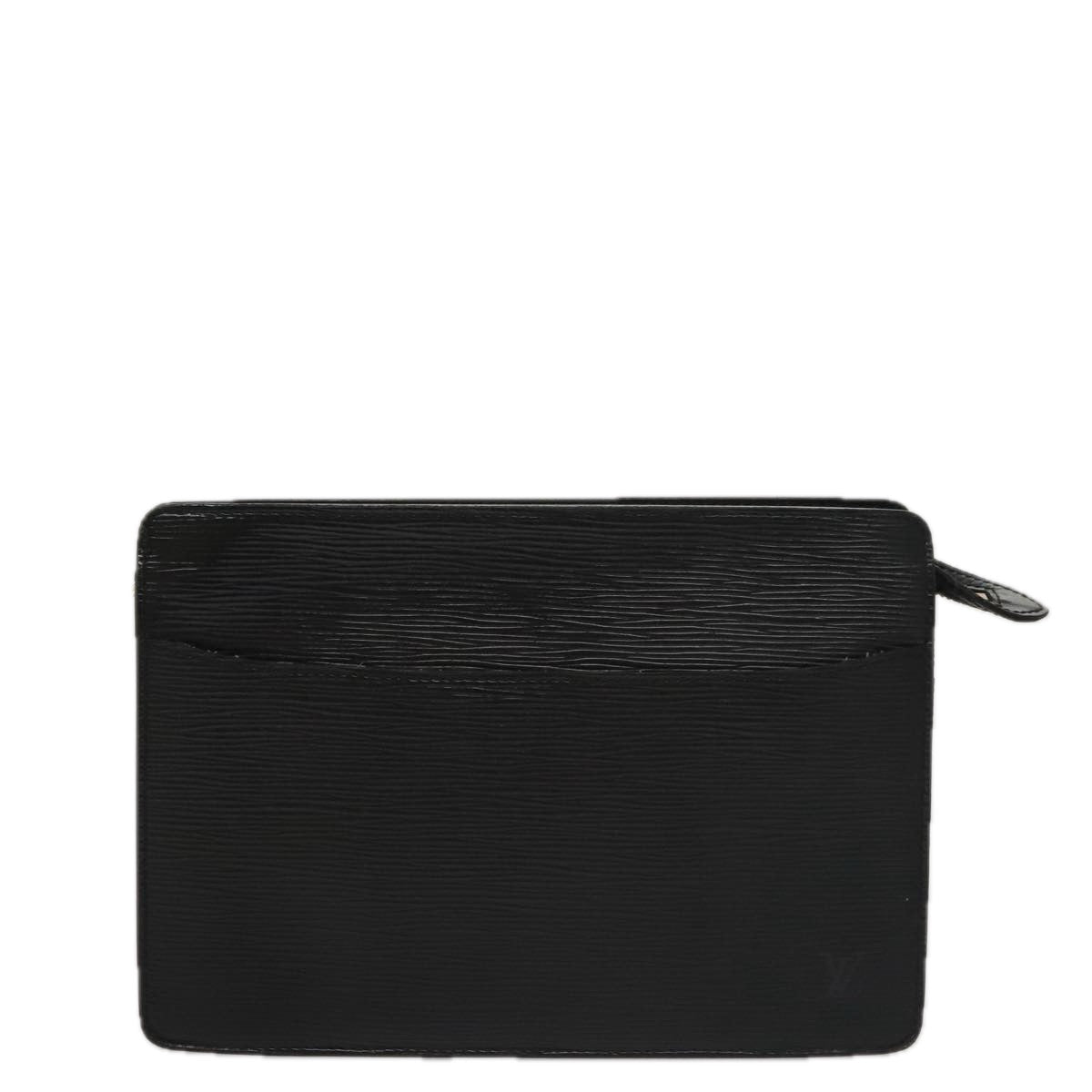 LOUIS VUITTON Epi Pochette Homme Clutch Bag Black Noir M52522 LV yk16406