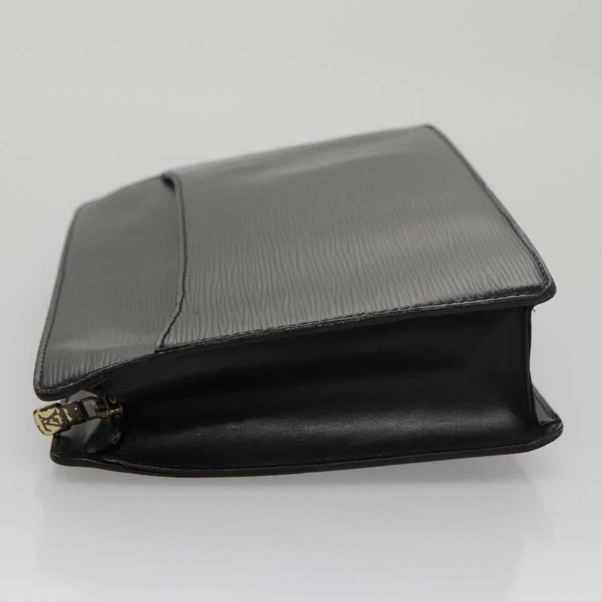 LOUIS VUITTON Epi Pochette Homme Clutch Bag Black Noir M52522 LV yk16406