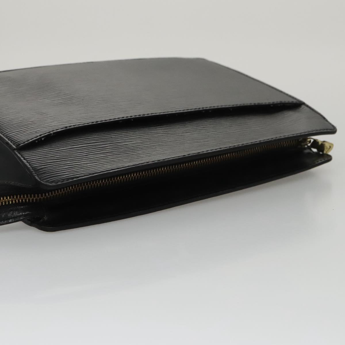 LOUIS VUITTON Epi Pochette Homme Clutch Bag Black Noir M52522 LV yk16406