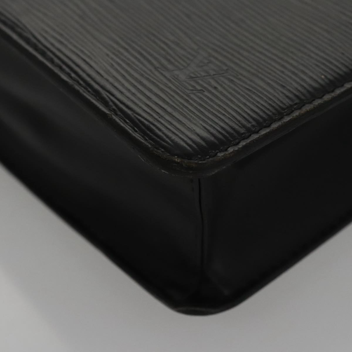 LOUIS VUITTON Epi Pochette Homme Clutch Bag Black Noir M52522 LV yk16406
