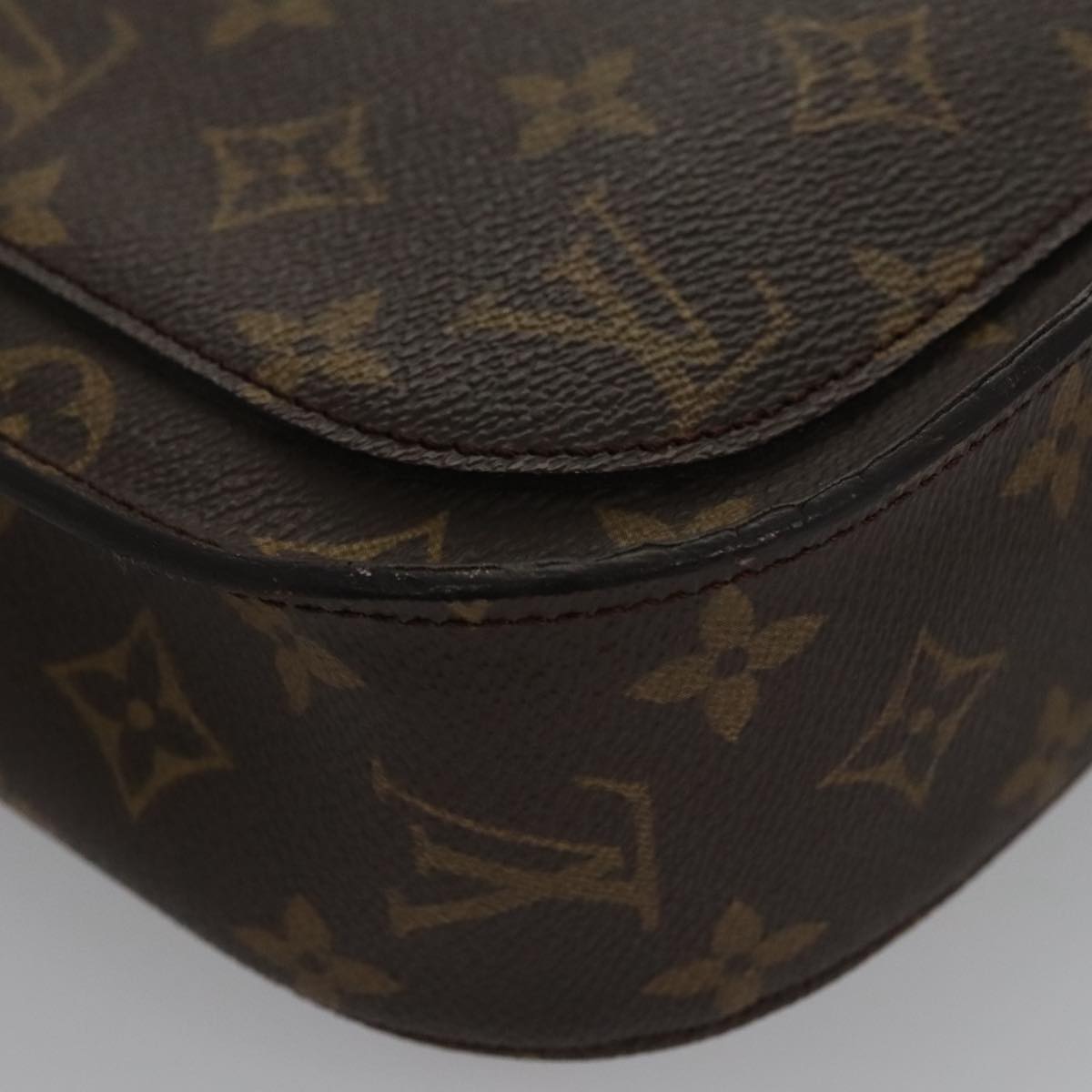 LOUIS VUITTON Monogram Saint Cloud GM Shoulder Bag M51242 LV yk16407