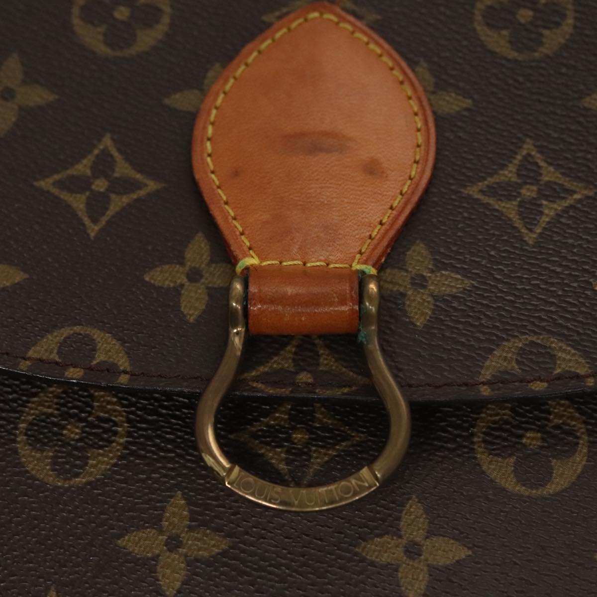 LOUIS VUITTON Monogram Saint Cloud GM Shoulder Bag M51242 LV yk16407