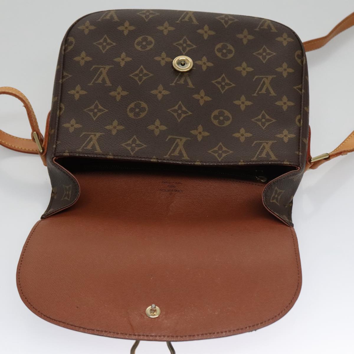 LOUIS VUITTON Monogram Saint Cloud GM Shoulder Bag M51242 LV yk16407