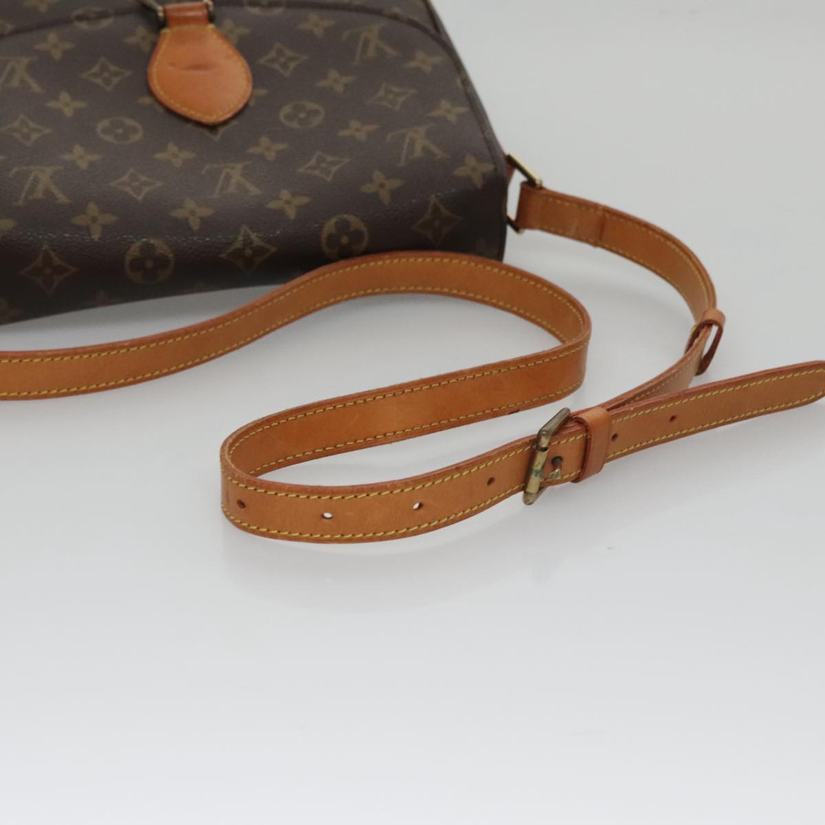 LOUIS VUITTON Monogram Saint Cloud GM Shoulder Bag M51242 LV yk16407