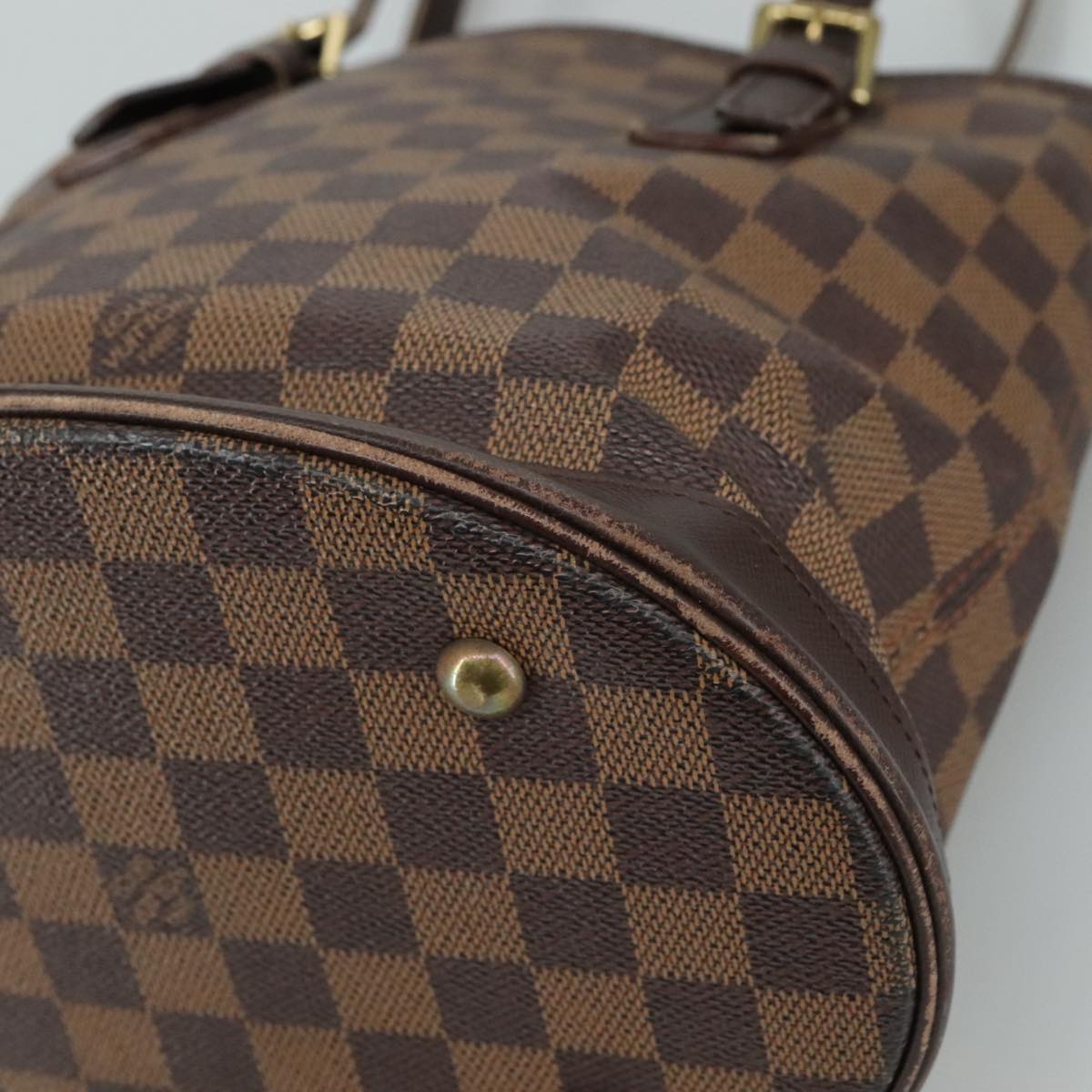LOUIS VUITTON Damier Ebene Marais Shoulder Bag N42240 LV yk16416
