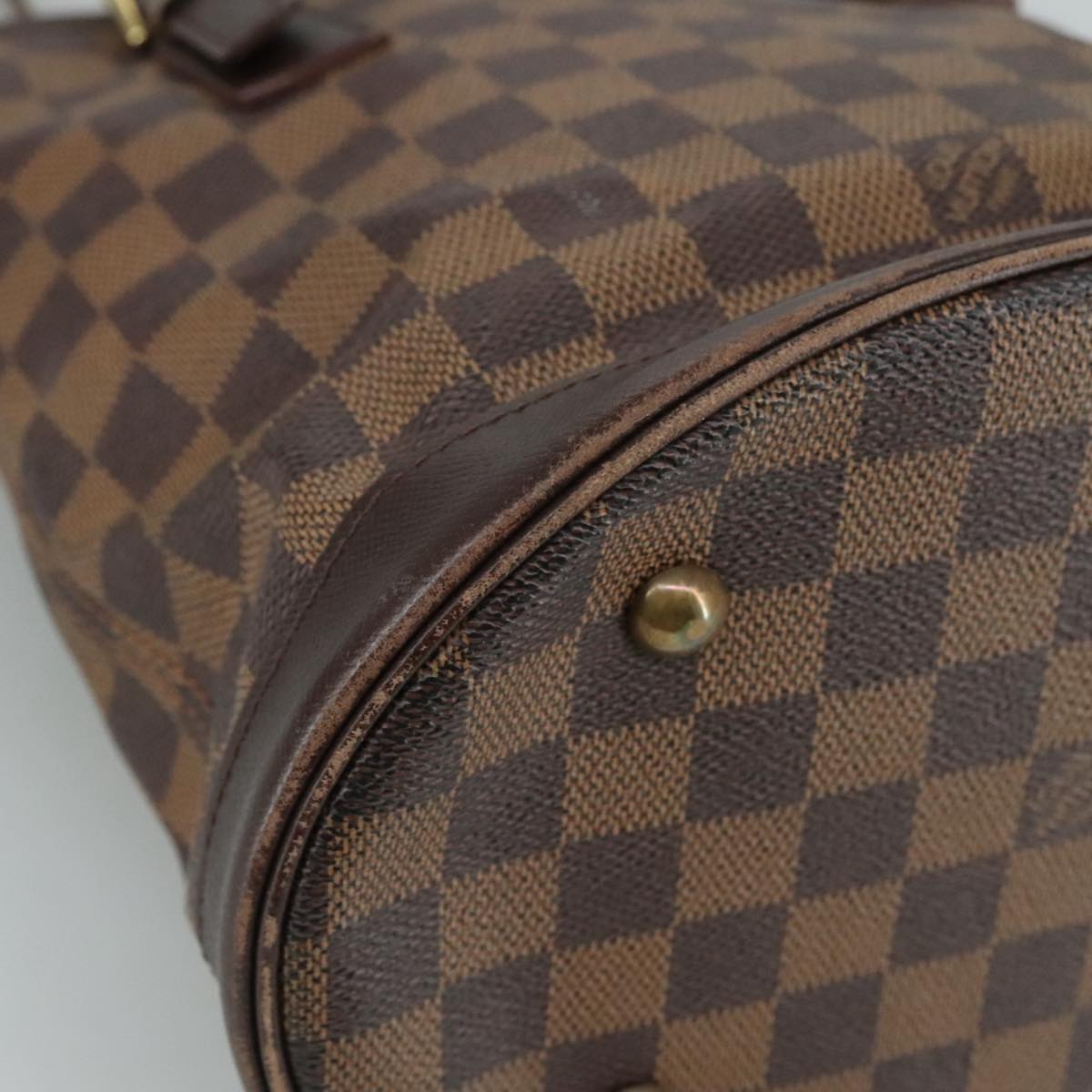 LOUIS VUITTON Damier Ebene Marais Shoulder Bag N42240 LV yk16416
