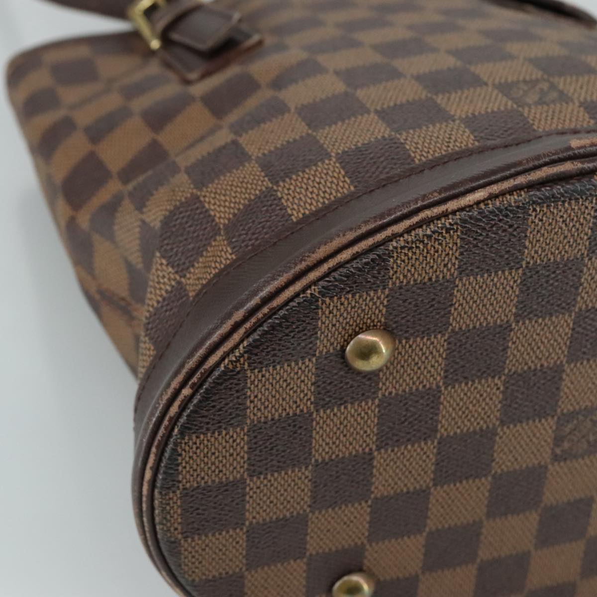 LOUIS VUITTON Damier Ebene Marais Shoulder Bag N42240 LV yk16416
