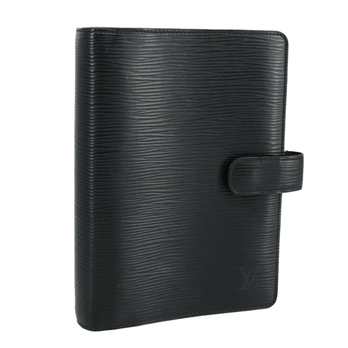 LOUIS VUITTON Epi Agenda MM Day Planner Cover Black R20042 LV yk16503
