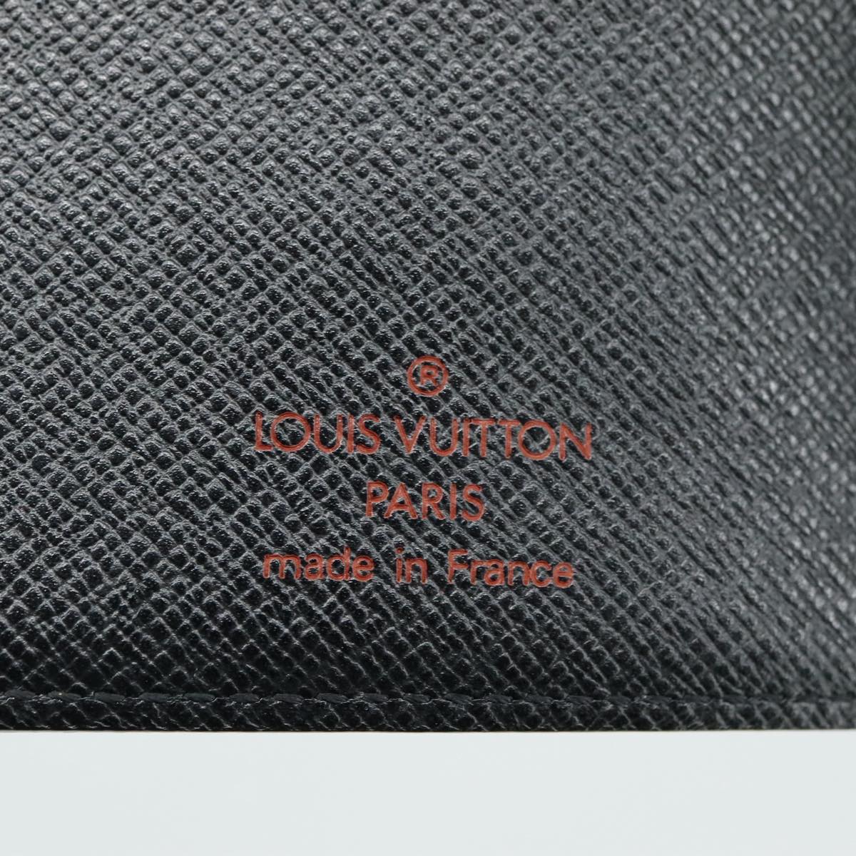 LOUIS VUITTON Epi Agenda MM Day Planner Cover Black R20042 LV yk16503