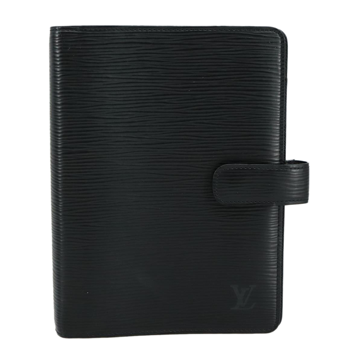 LOUIS VUITTON Epi Agenda MM Day Planner Cover Black R20042 LV yk16503