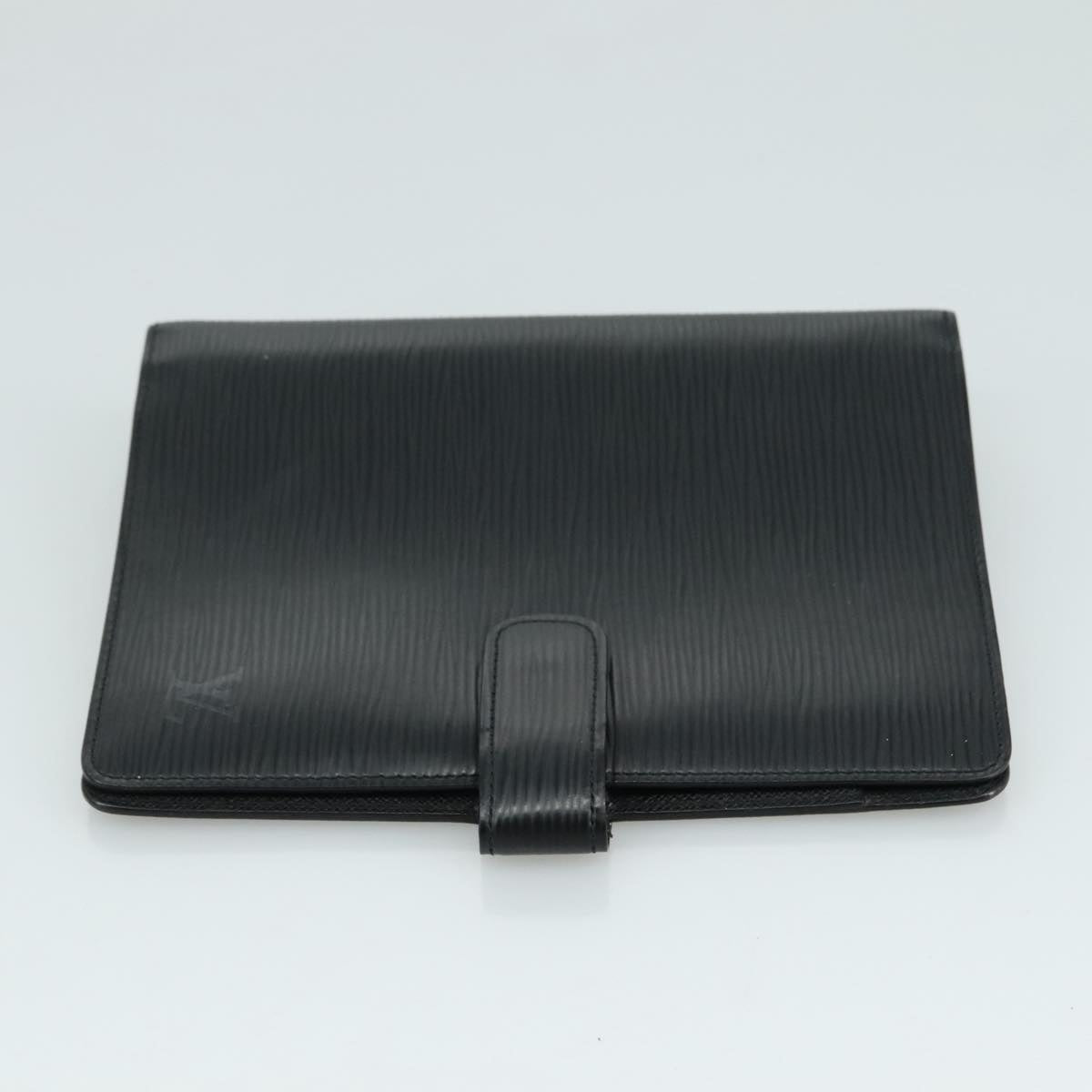 LOUIS VUITTON Epi Agenda MM Day Planner Cover Black R20042 LV yk16503