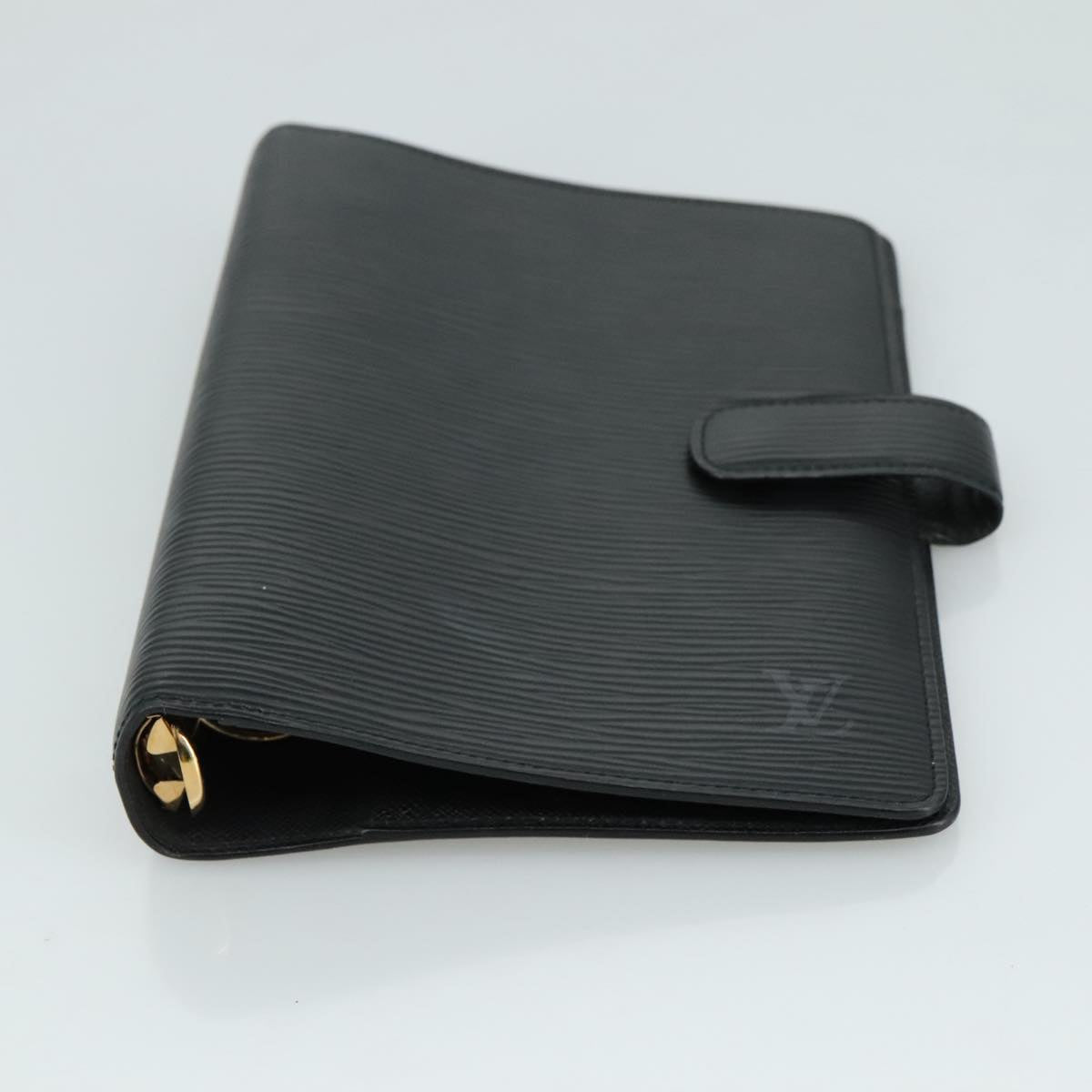LOUIS VUITTON Epi Agenda MM Day Planner Cover Black R20042 LV yk16503