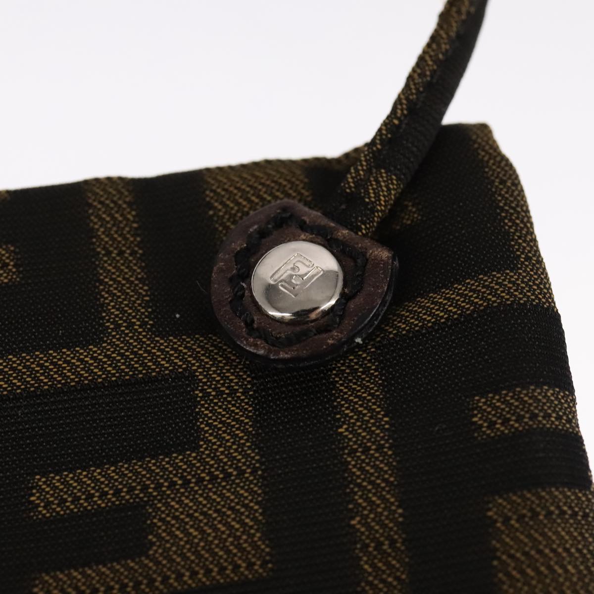 FENDI Zucca Canvas Tote Bag Brown Black yk17127