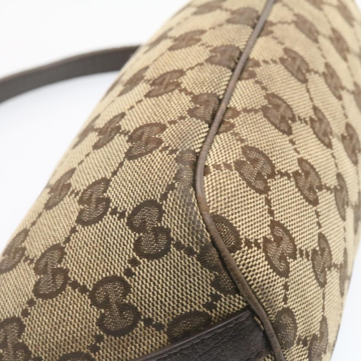 GUCCI Web Sherry Line GG Canvas hand Pouch Beige Red Green yk1727