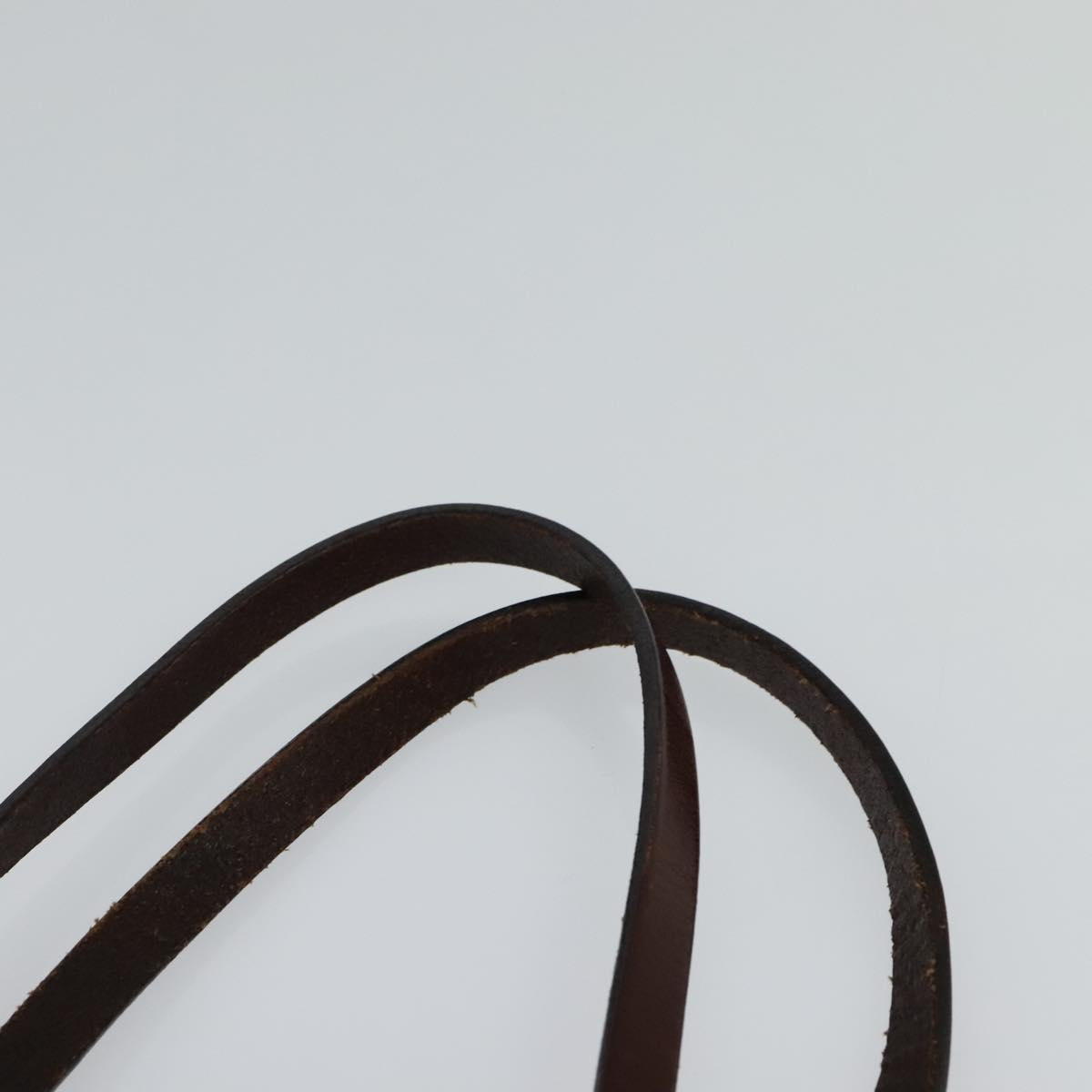 FENDI Zucca Canvas Hand Bag Brown Black yk17350