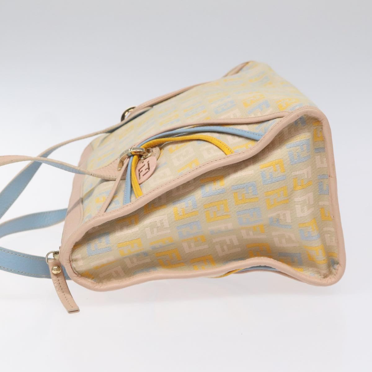 FENDI Zucchino Canvas Hand Bag Multicolor yk17408