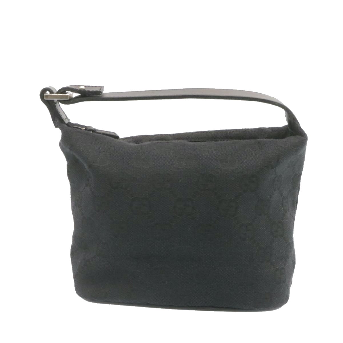 GUCCI GG Canvas Accessory Pouch Black yk2108