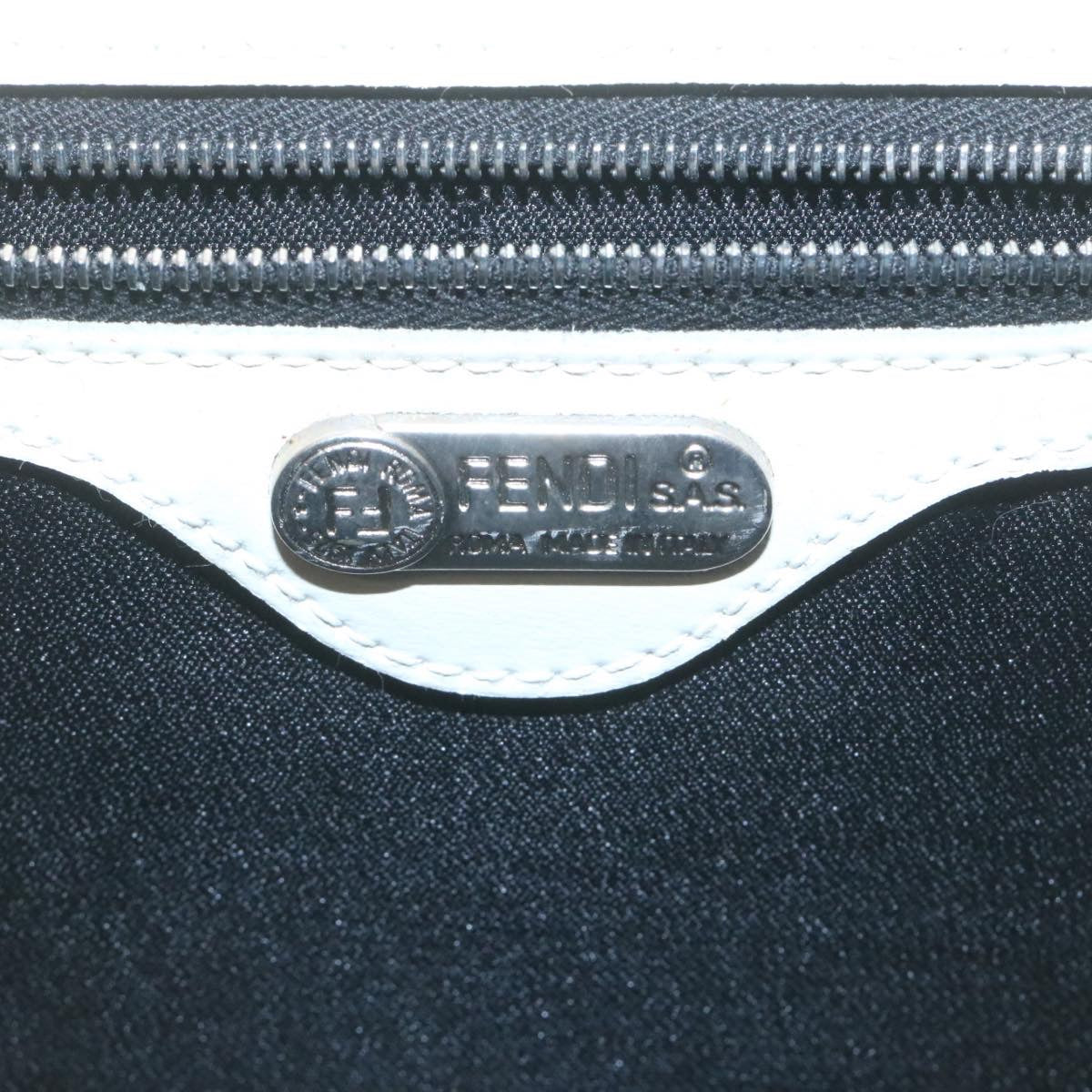FENDI 2Way Shoulder Bag Hand Bag Enamel Beige yk3458