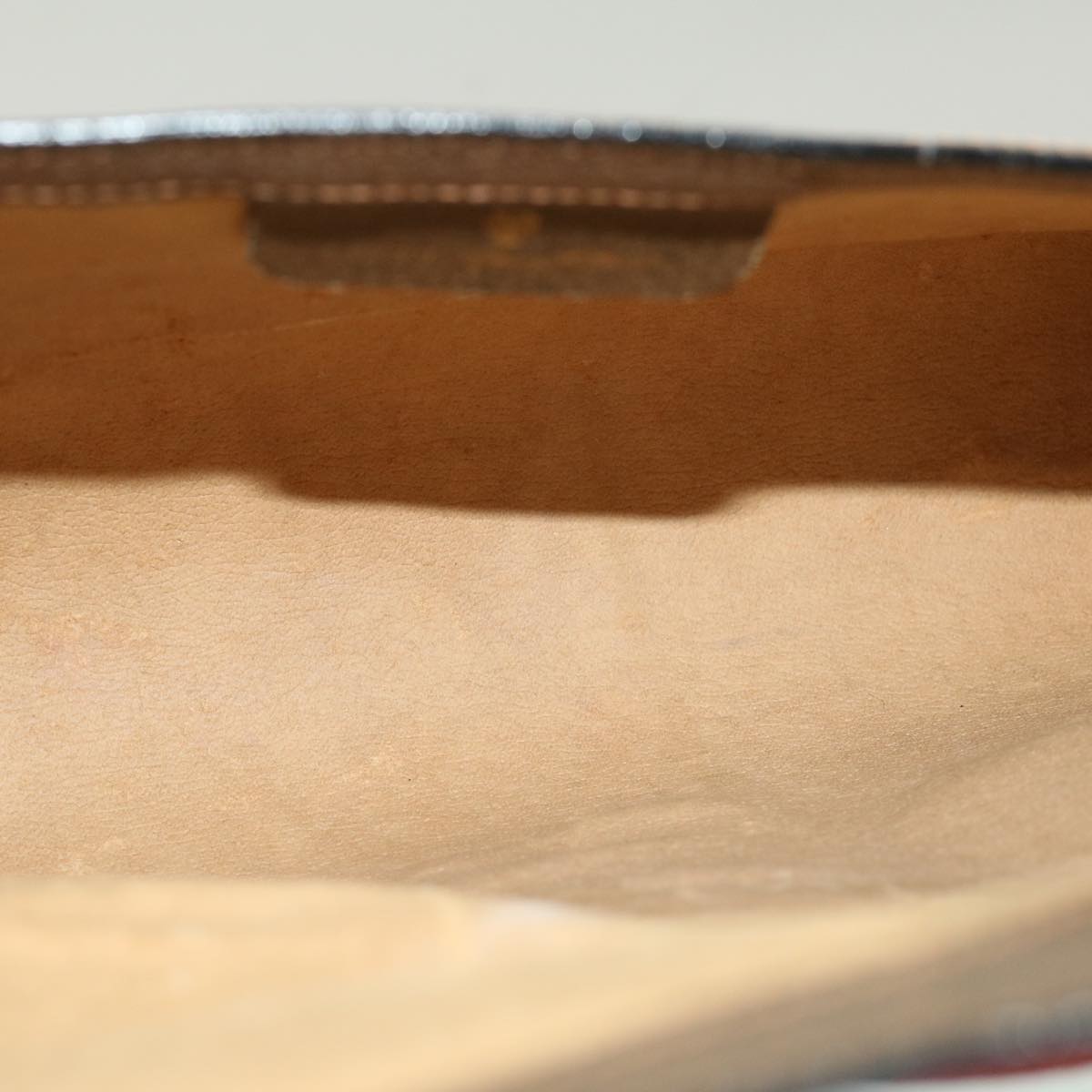 GUCCI Web Sherry Line GG Canvas Clutch Bag Beige Red Green yk4369