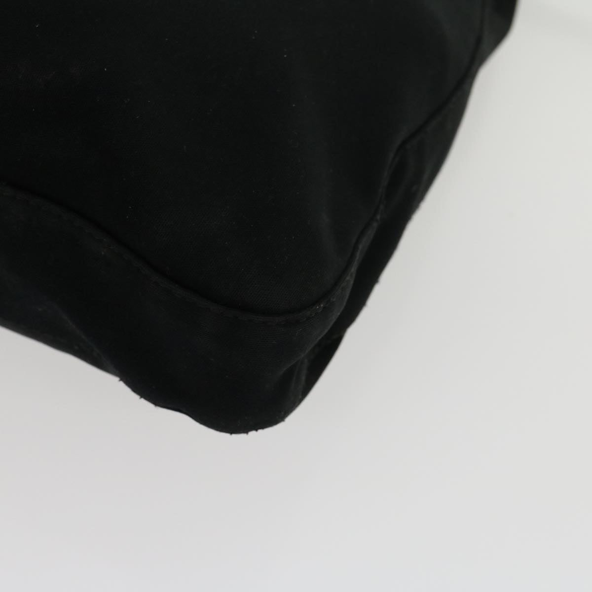 FENDI Mamma Baguette Shoulder Bag Nylon Black yk4679