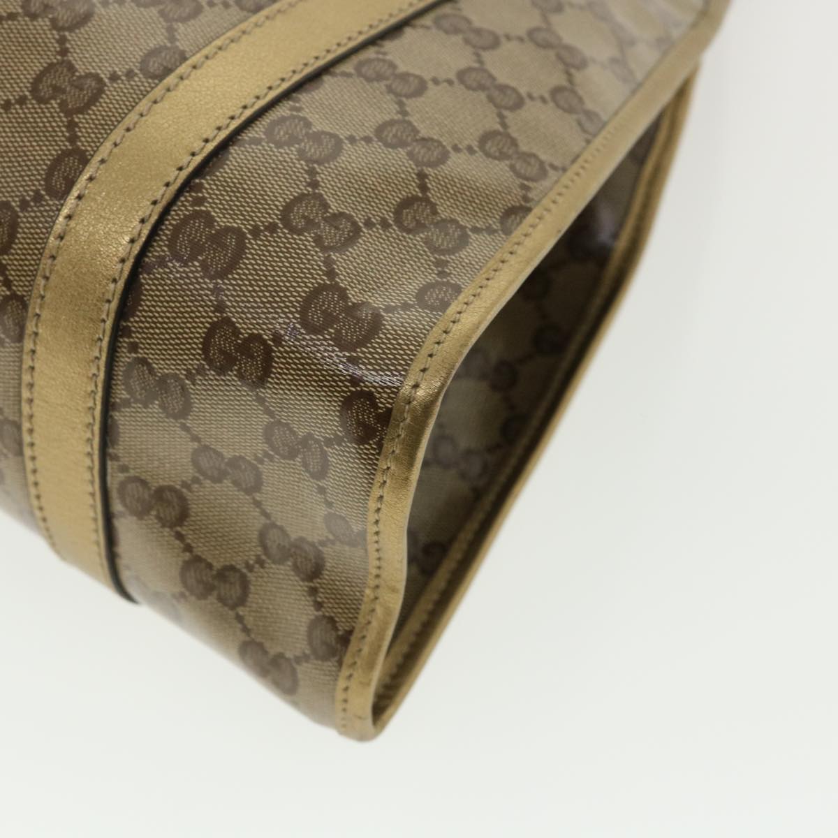 GUCCI GG Canvas Jackie Shoulder Bag Brown yk5536